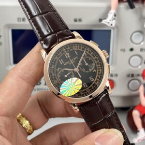 Patek Philippe Watch 42mm Rose Gold / Silver - watch0695