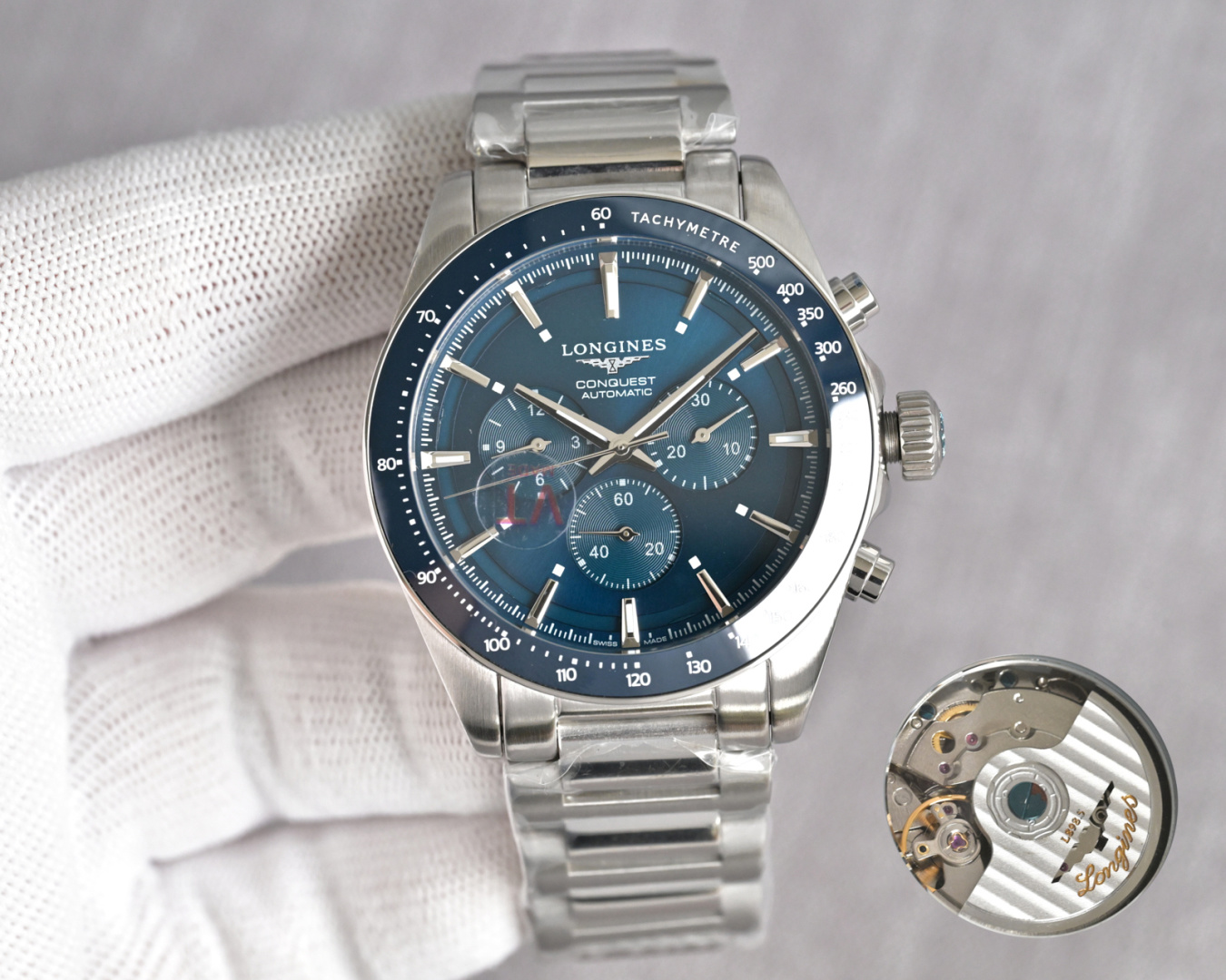 Longines Conquest 42mm Black / Silver - watch0706