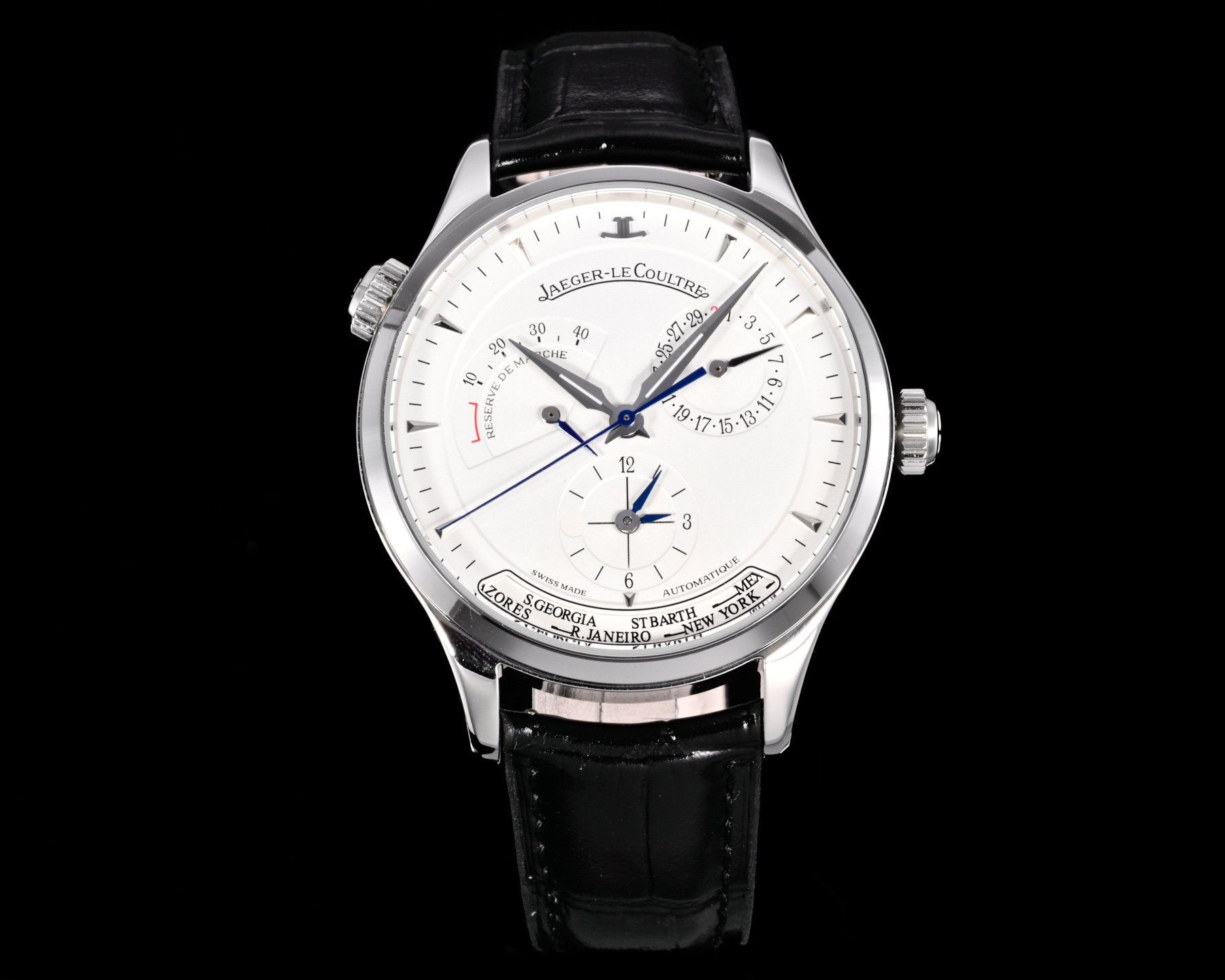 Jaeger-LeCoultre Watch 42mm Rose Gold / Silver - watch0719