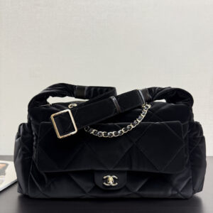 bag0546 Chanel Hobo Small Black