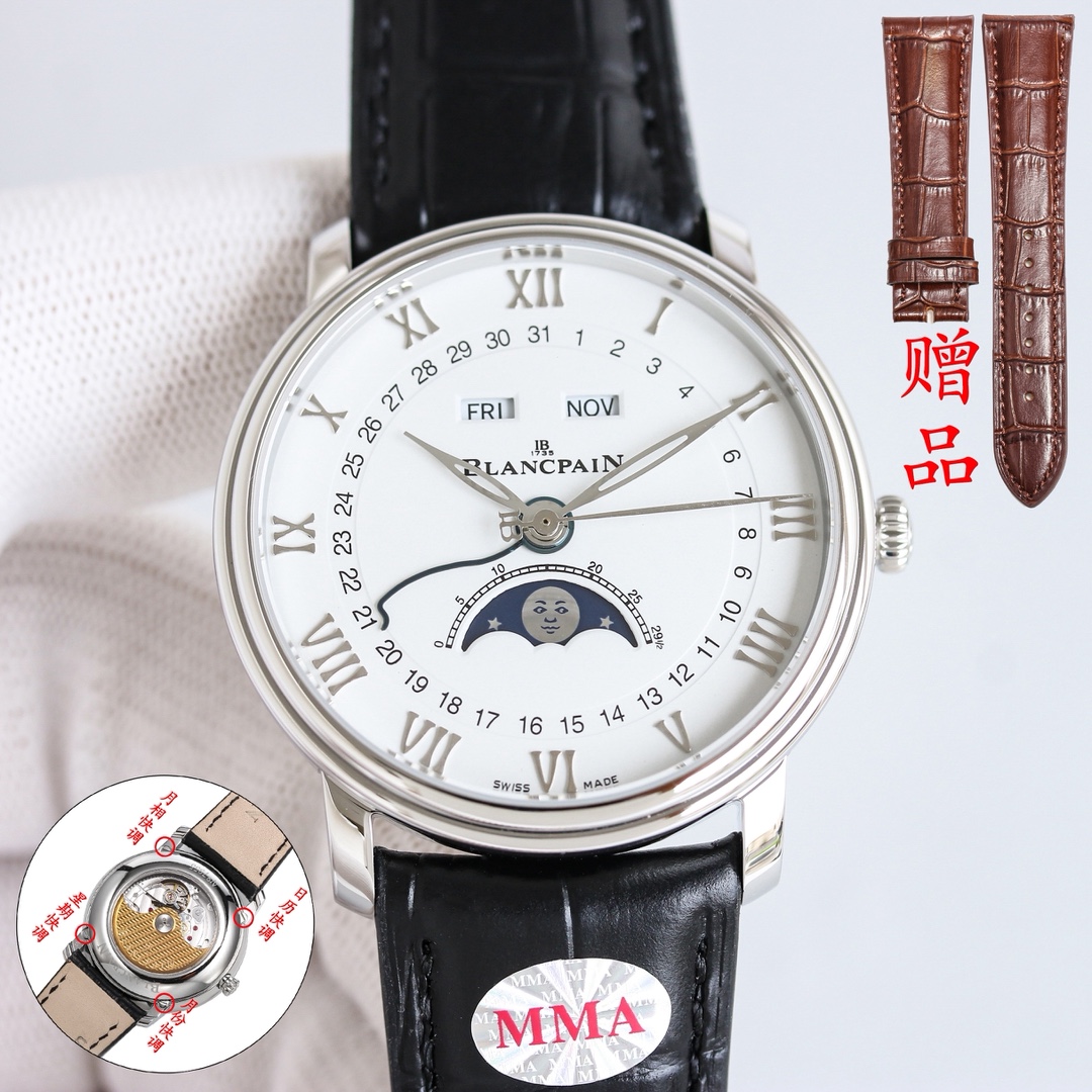 Blancpain Watch 40mm White / Gold - watch0737