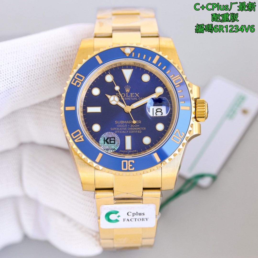 Rolex Submariner 40mm Blue / Green - watch0738