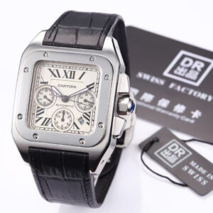 Cartier Santos 42mm Silver - watch0748
