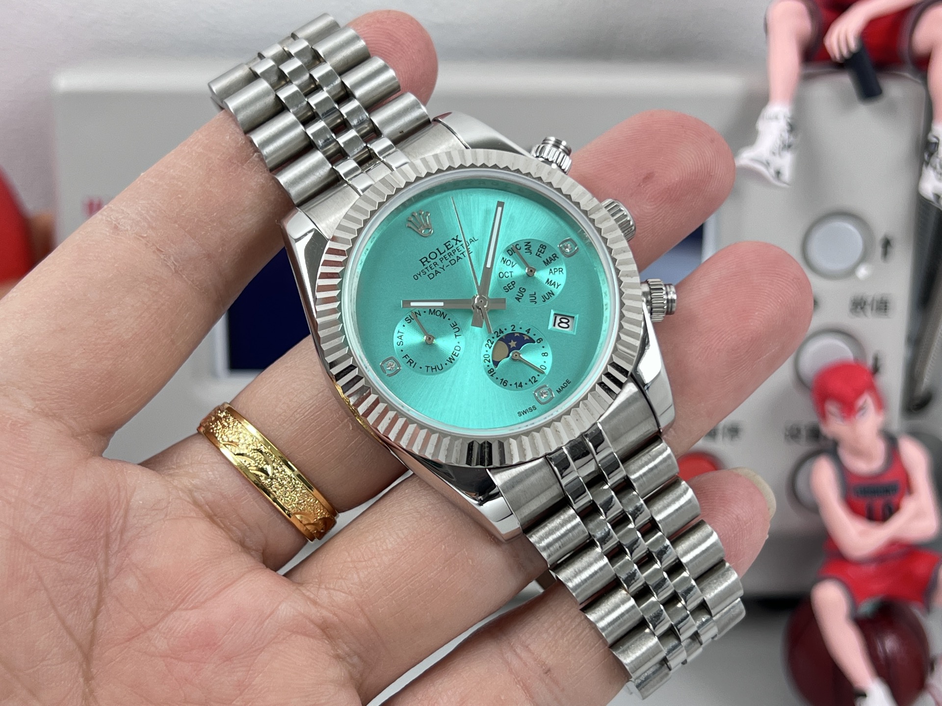 Rolex Watch 41mm Silver - watch0815
