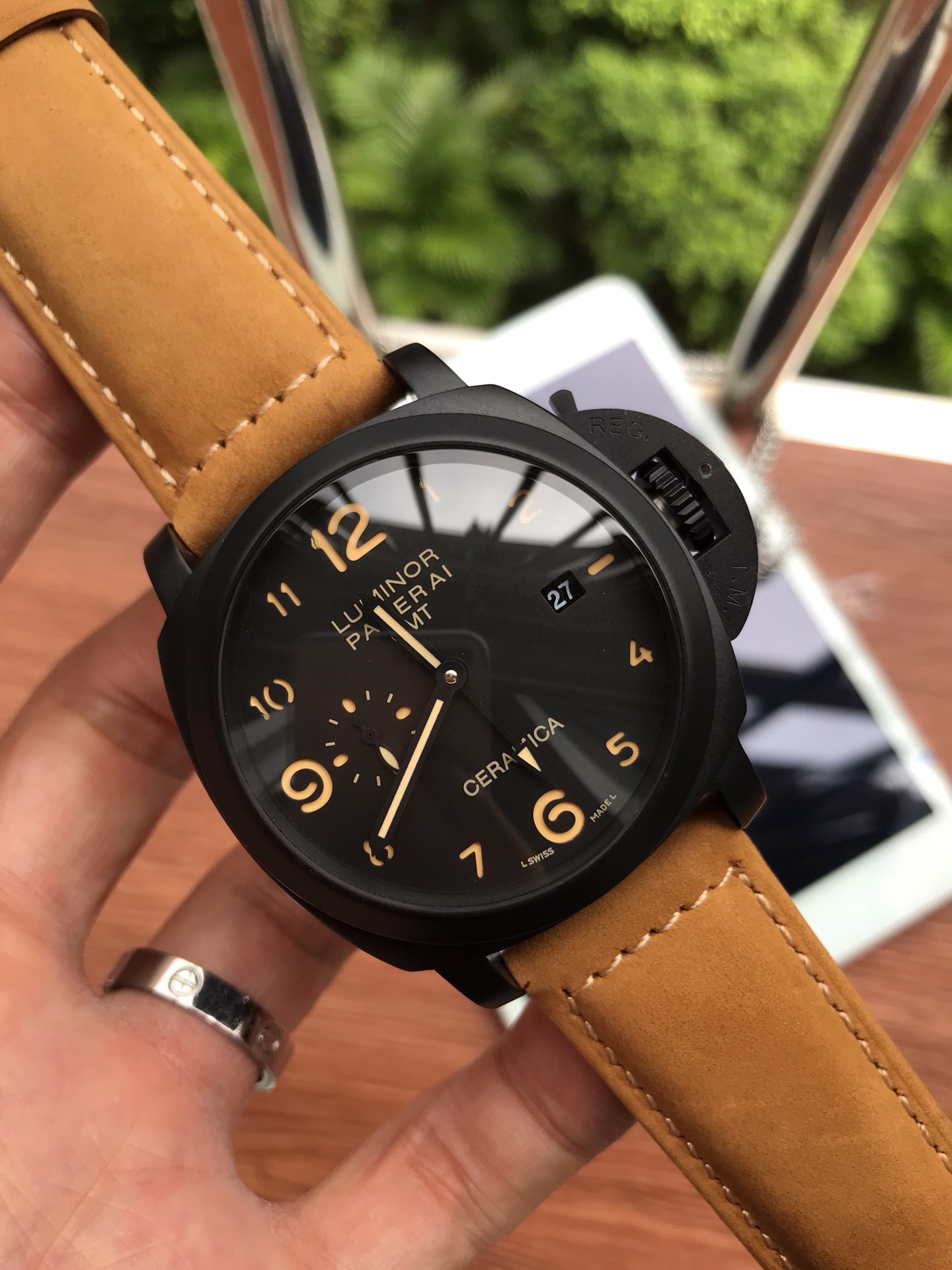 Panerai Watch 44mm Silver - watch0846