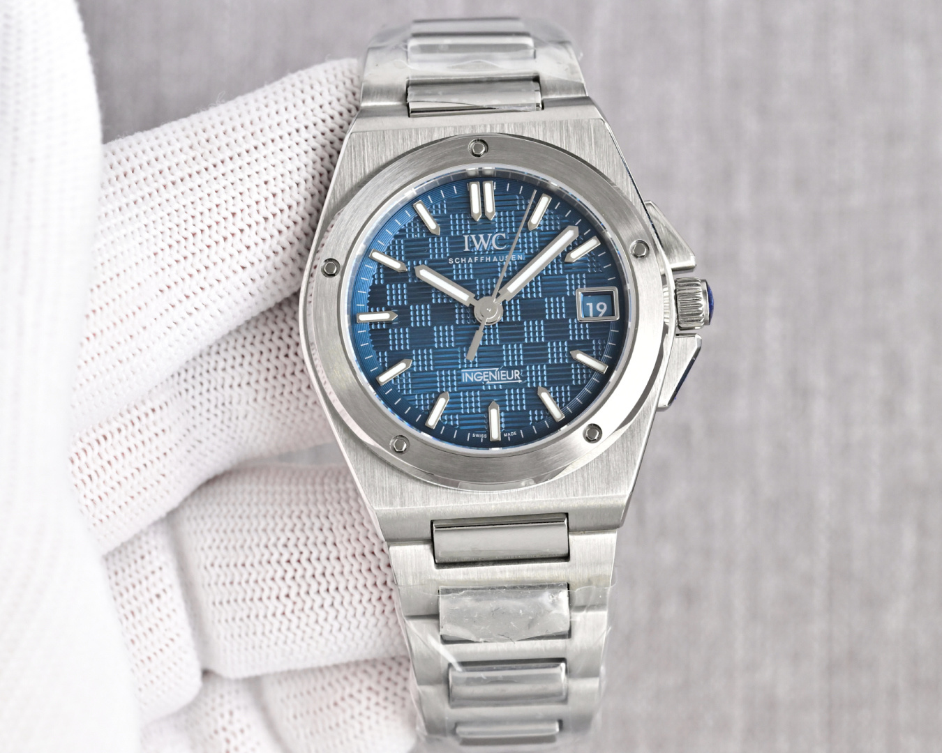 IWC Watch 35.1mm White / Blue - watch0876