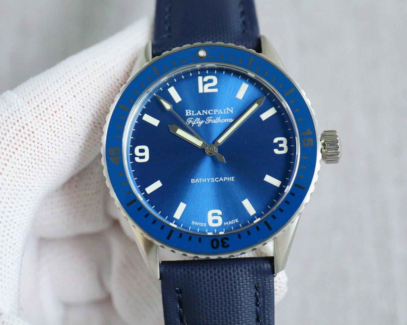 Blancpain Watch 43.6mm White / Gray - watch0971