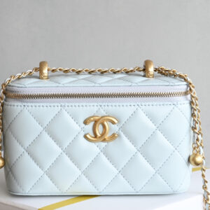 bag0572 Chanel Vanity Gold Hardware