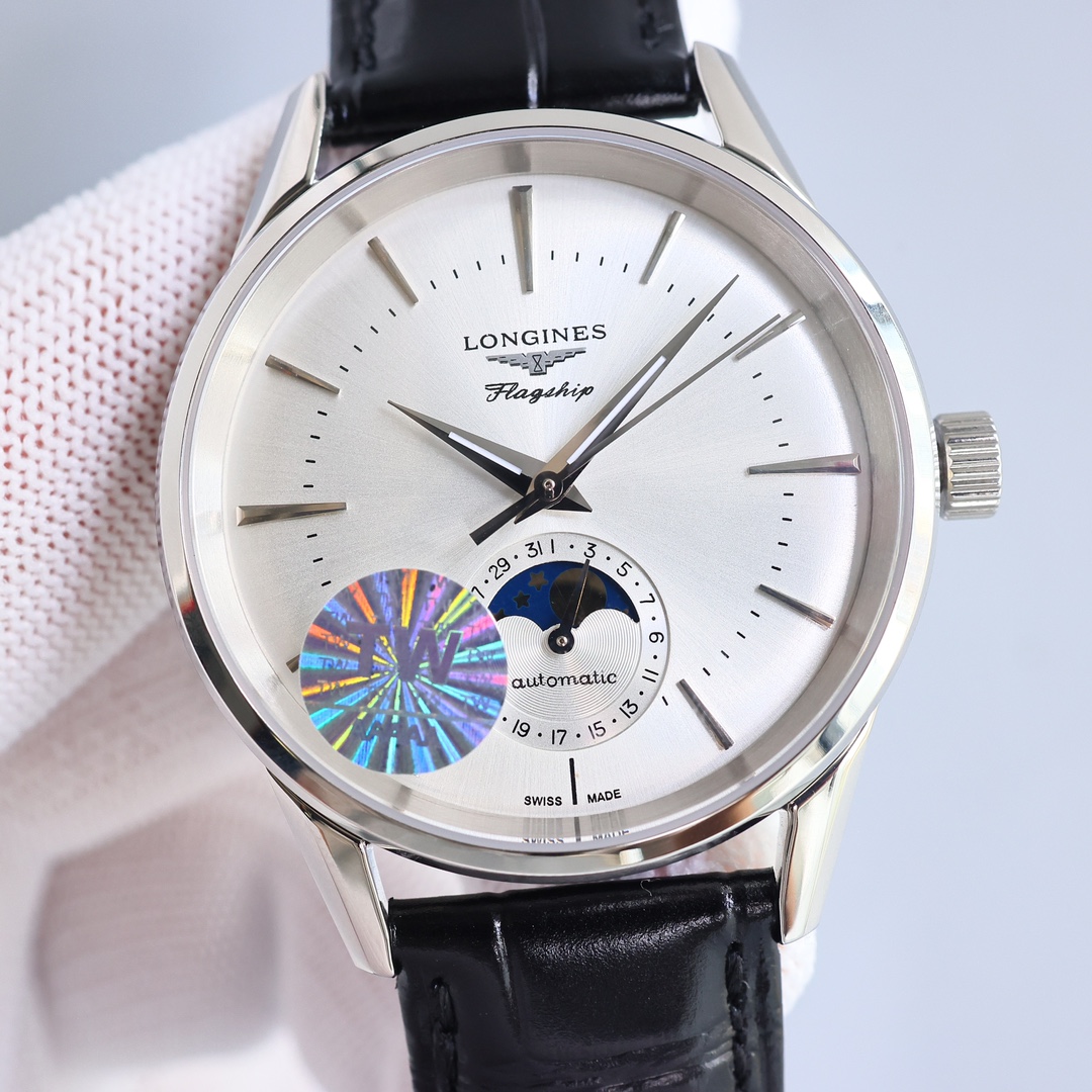 Longines Watch 38.5mm Silver - watch0990