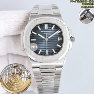 Patek Philippe Nautilus 40mm Blue / Silver - watch0991