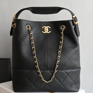 bag0574 Chanel Hobo Small Gold Hardware