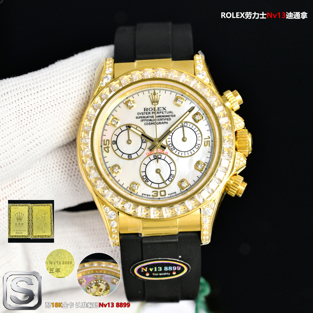 Rolex Daytona 40mm Silver - watch1008