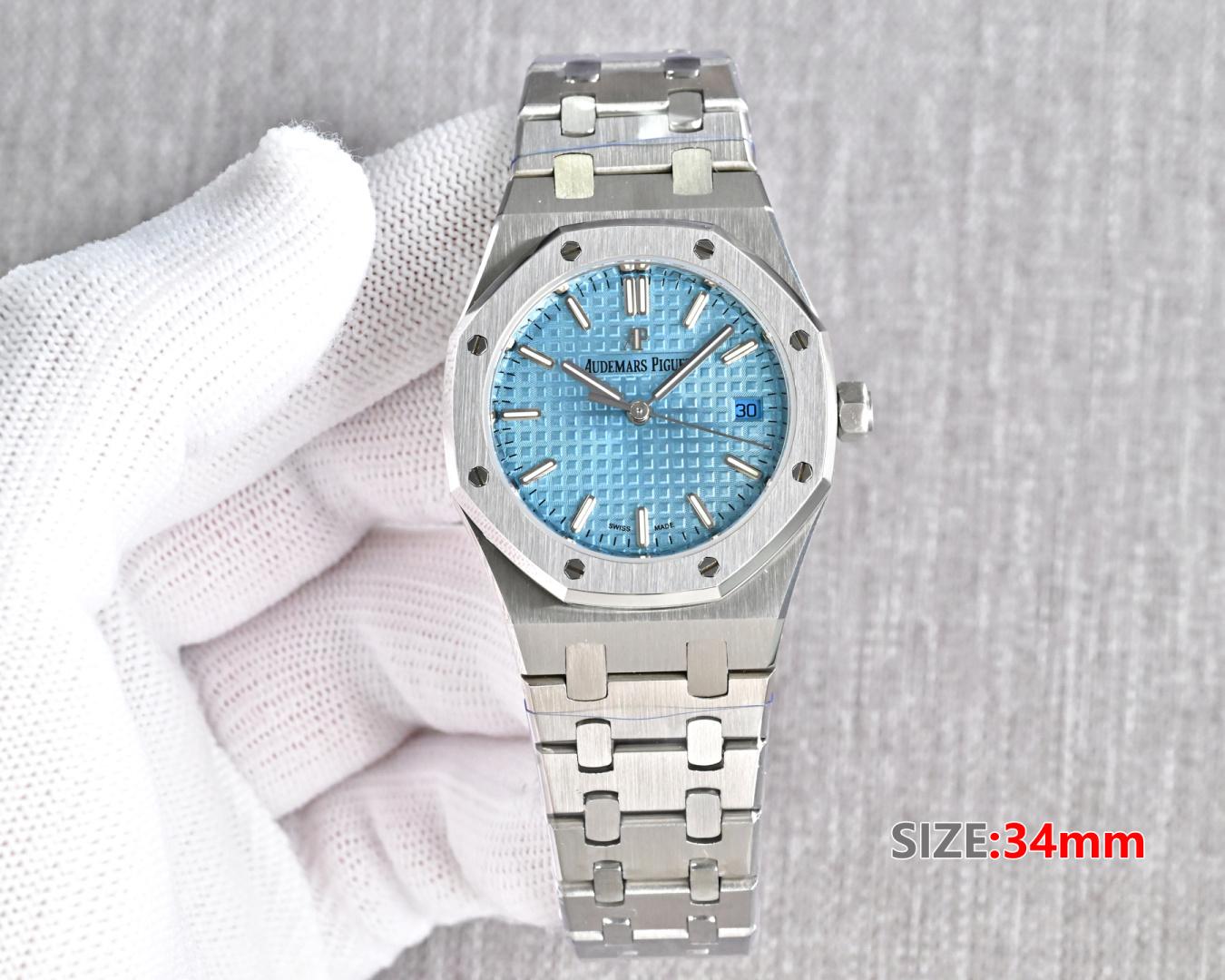 Audemars Piguet Royal Oak 34mm Rose Gold / Silver - watch1015