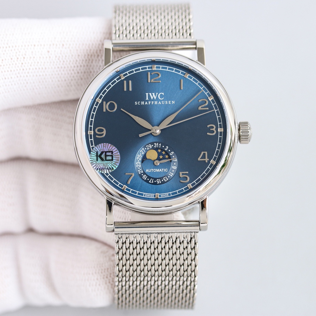 IWC Watch 39mm Rose Gold / Silver - watch1018