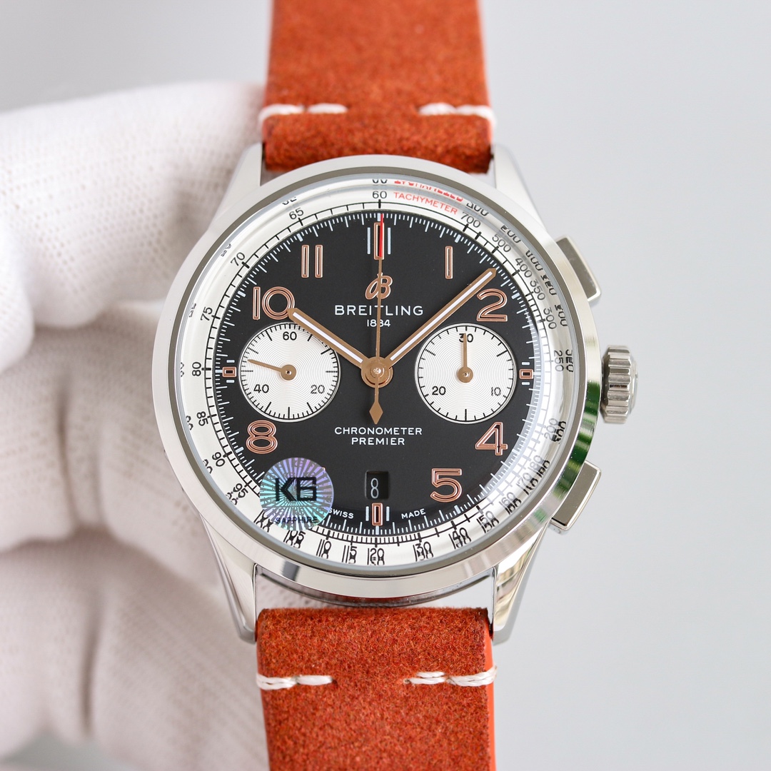 Breitling Watch 42mm Silver - watch1020