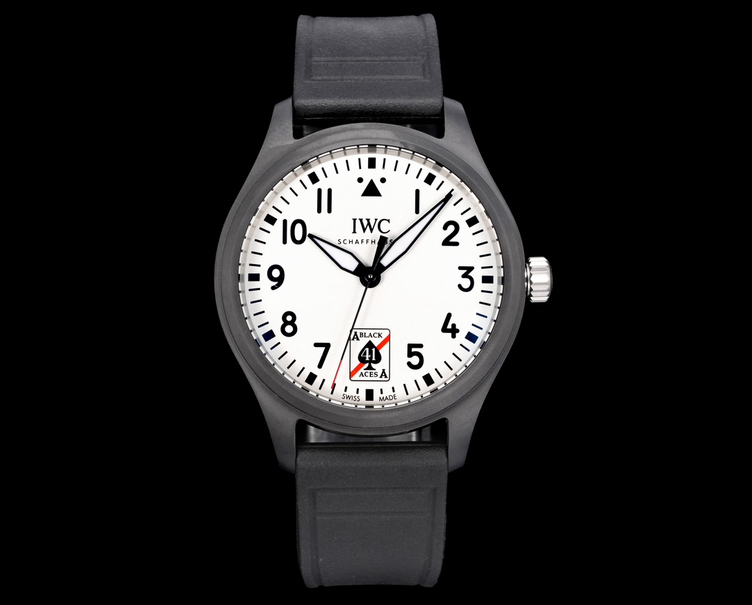 IWC Pilot 41mm White - watch1023