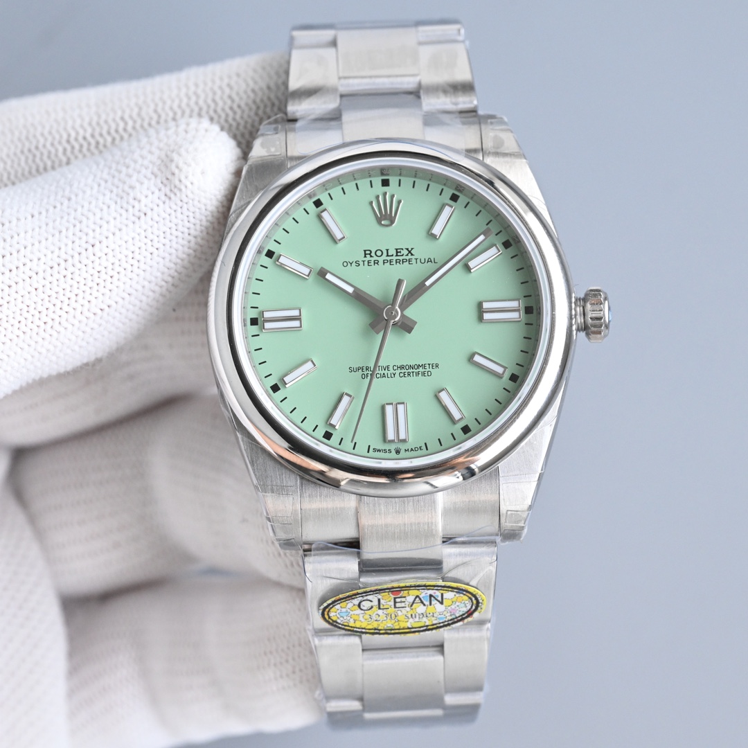 Rolex Oyster Perpetual 41mm Silver - watch1025