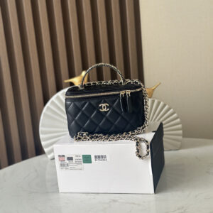 bag0578 Chanel Vanity Black