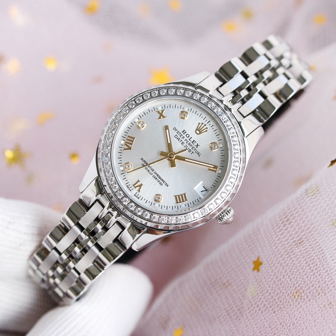 Rolex Watch Silver - watch1072