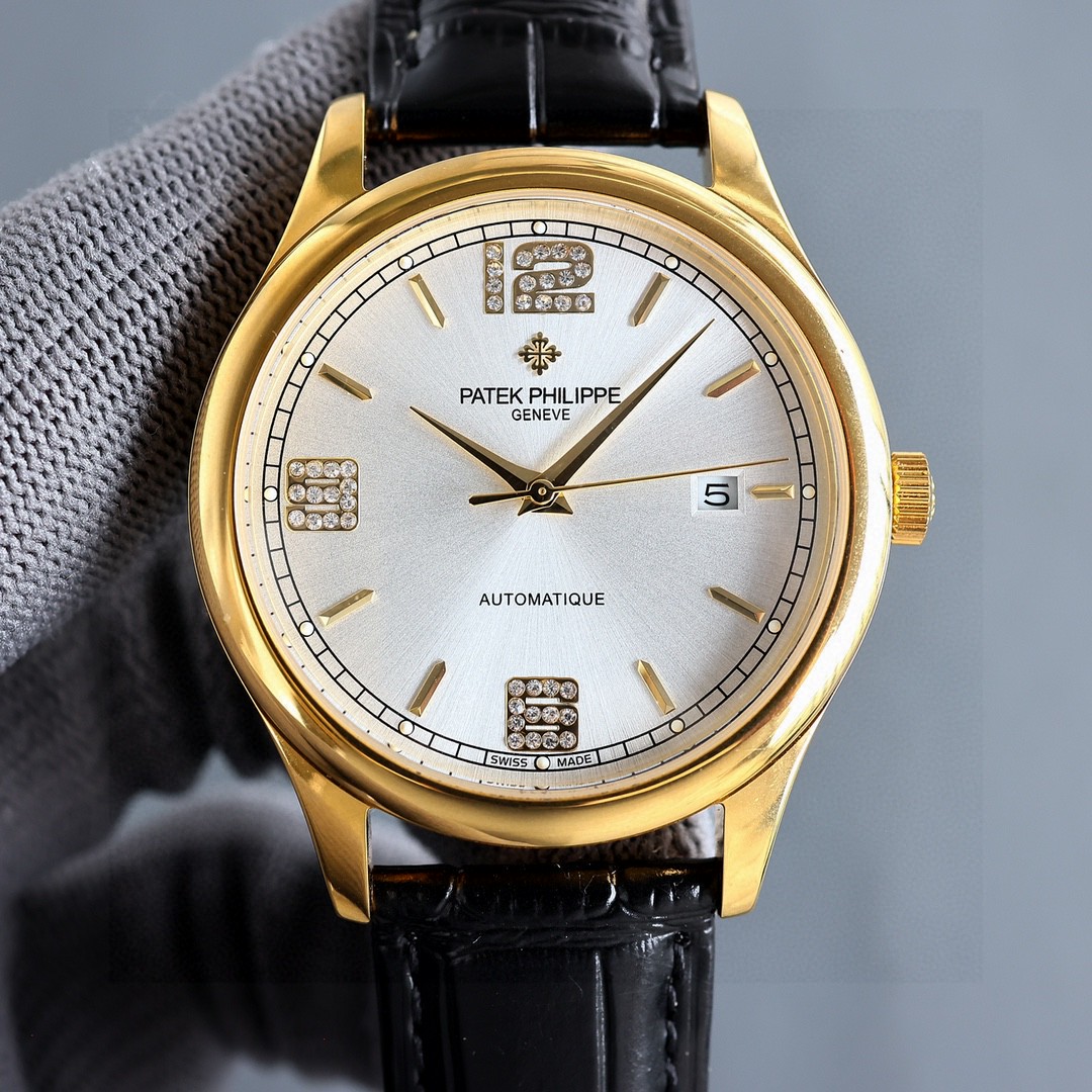Patek Philippe Watch 40mm Silver - watch1077