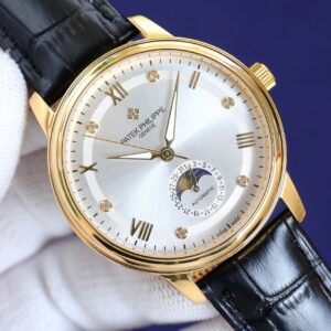 Patek Philippe Watch Rose Gold / Silver - watch1098