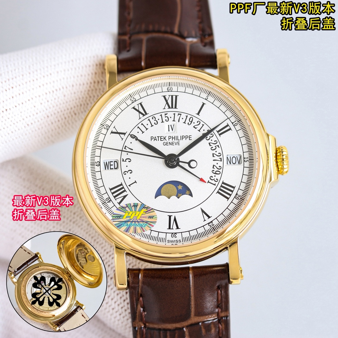 Patek Philippe Watch 38mm White / Gold - watch1107