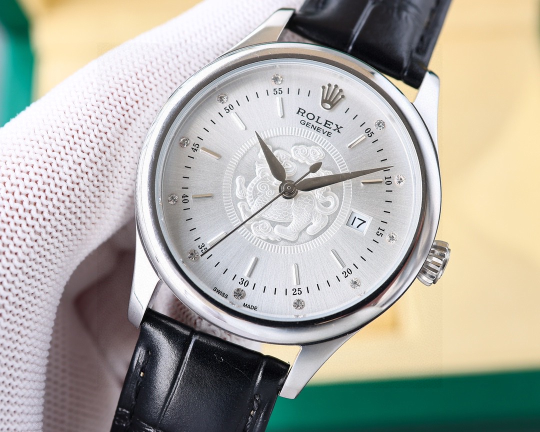 Rolex Watch 40mm Silver - watch1125