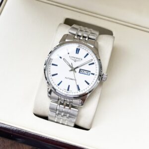 Longines Watch 42mm White / Gold - watch1130