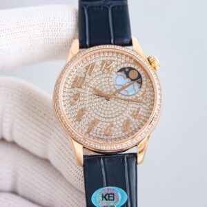 Vacheron Constantin Watch 37mm White / Rose Gold - watch1193