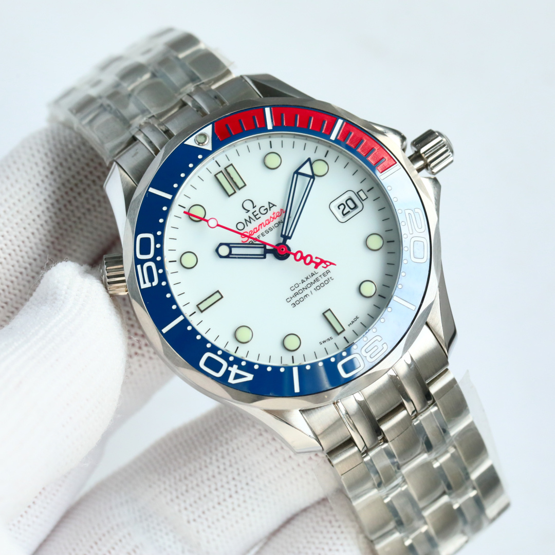 Omega Seamaster Blue / Silver - watch1199