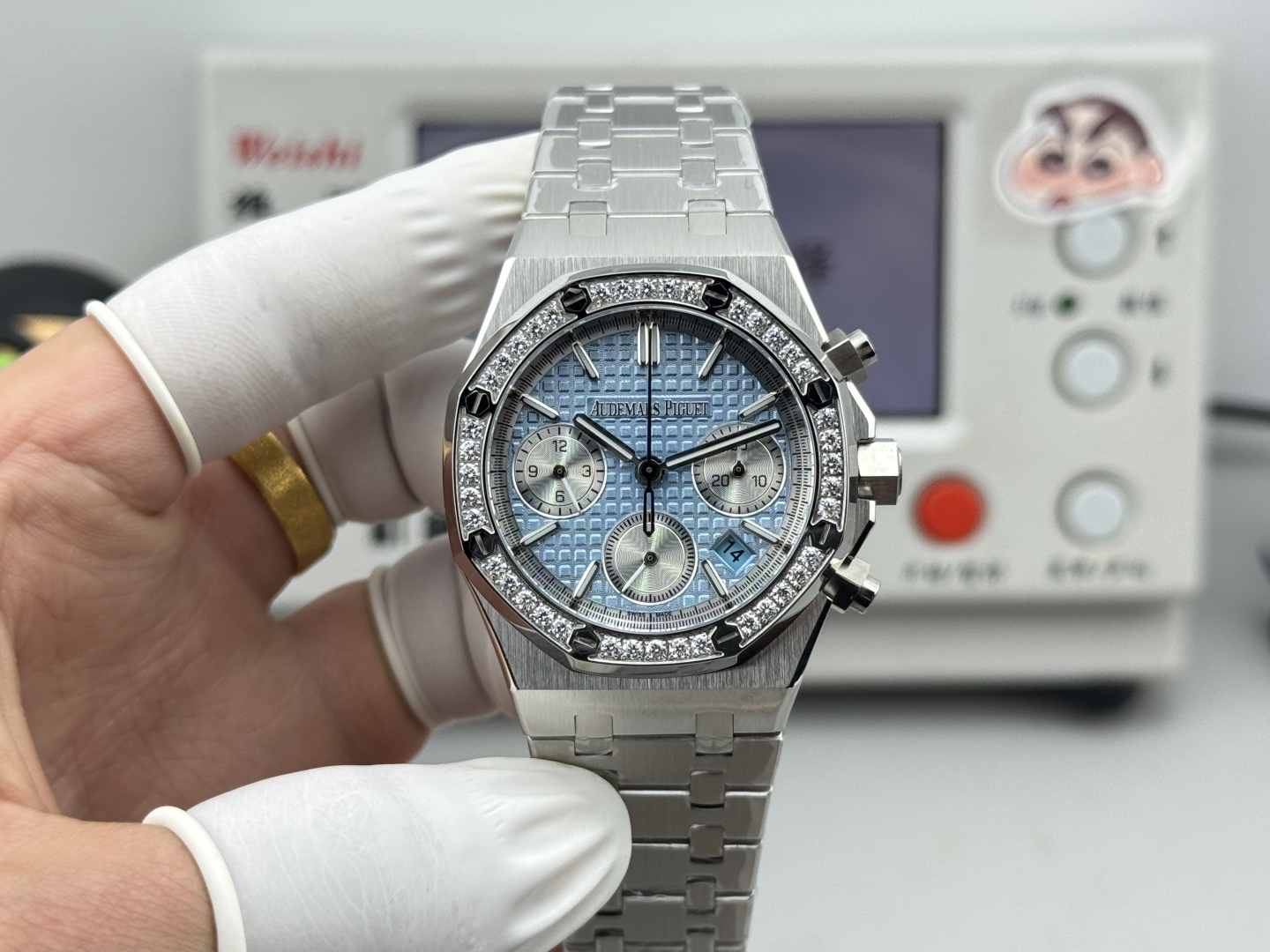 Audemars Piguet Royal Oak 38mm White / Gold - watch1221