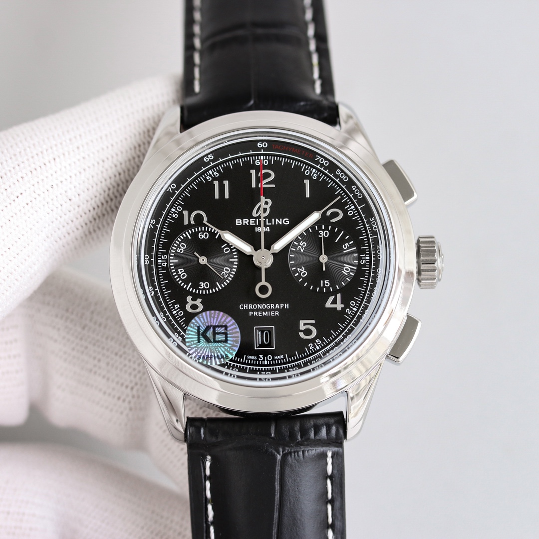 Breitling Watch 42mm Silver - watch1224