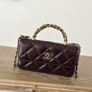 bag0591 Chanel Top Handle Red