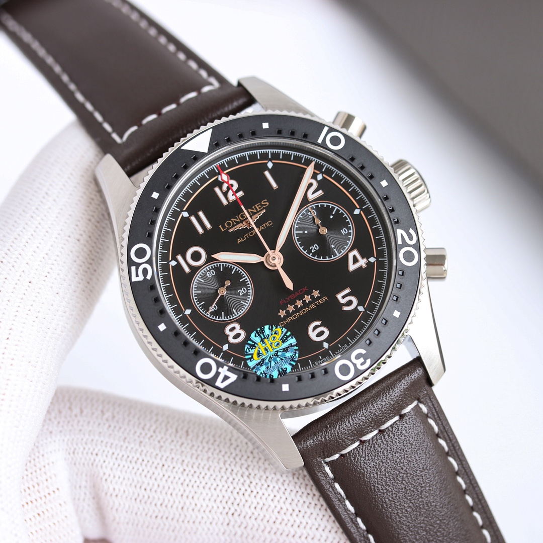 Longines Watch 42mm Black / Blue - watch1249