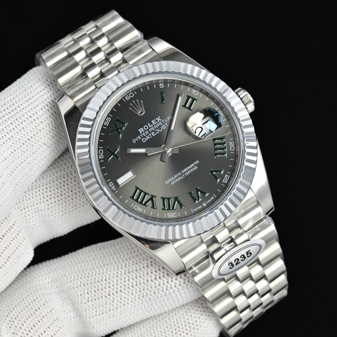 Rolex Datejust White / Blue - watch1257