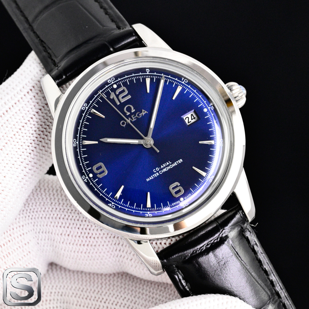 Omega Watch 40mm White / Rose Gold - watch1279