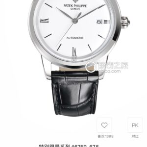 Patek Philippe Watch 40mm White / Gold - watch1301
