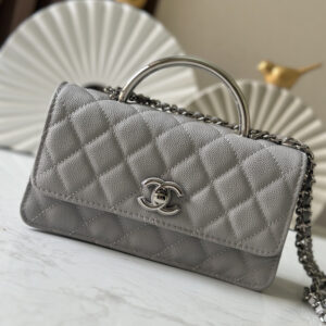 bag0597 Chanel Backpack Black Silver Hardware