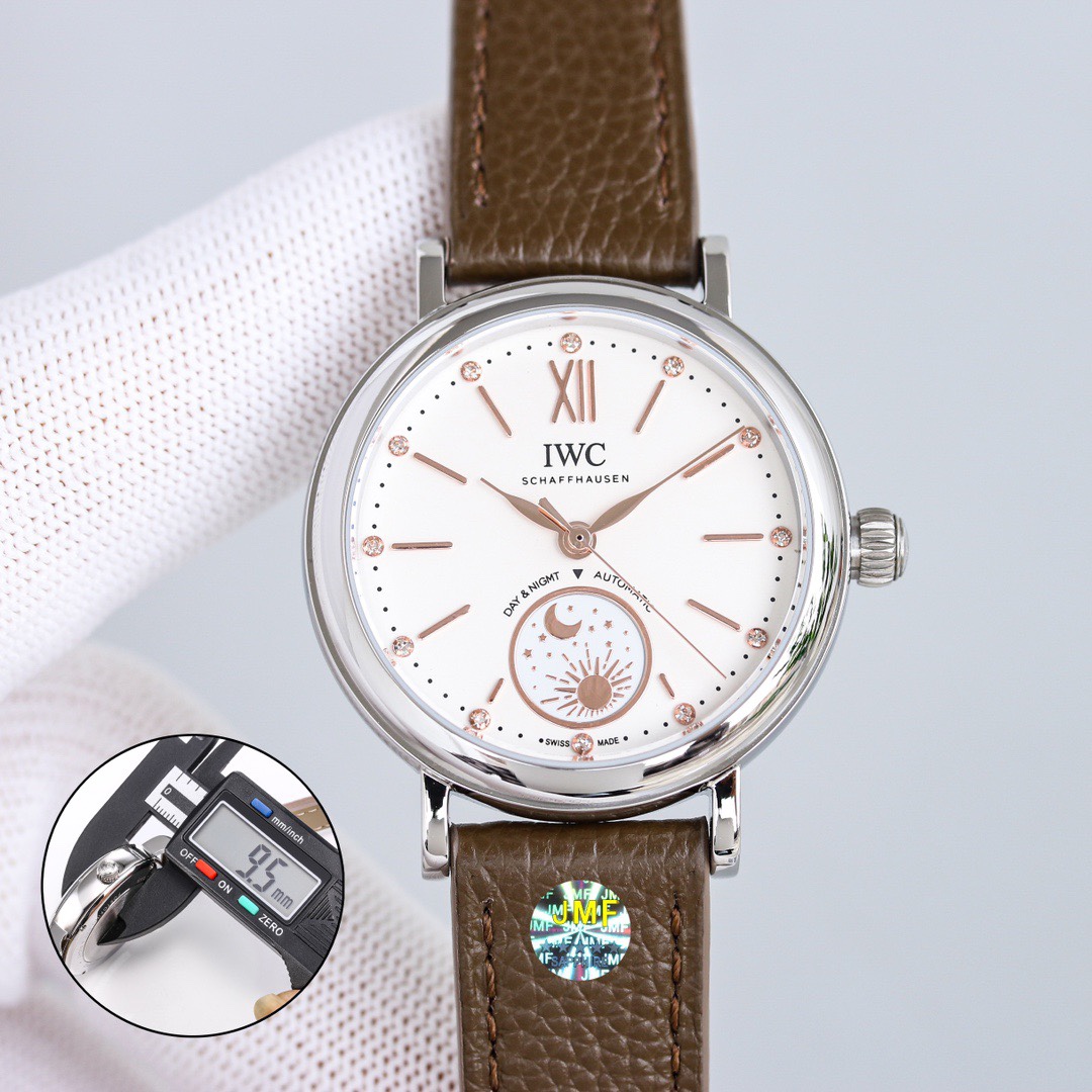 IWC Watch 34mm Rose Gold - watch1312