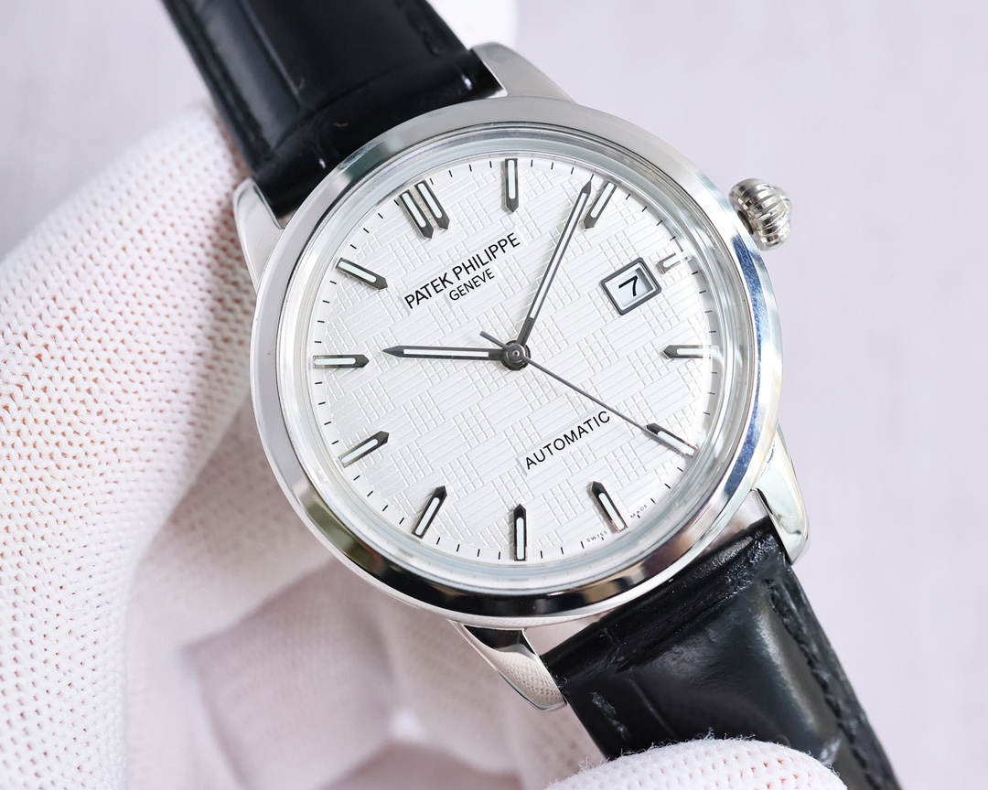 Patek Philippe Watch 40mm White / Rose Gold - watch1332