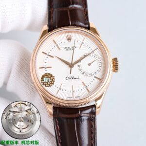 Rolex Watch 39mm Rose Gold / Silver - watch1344