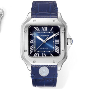 Cartier Santos 43.5mm White / Gold - watch1348
