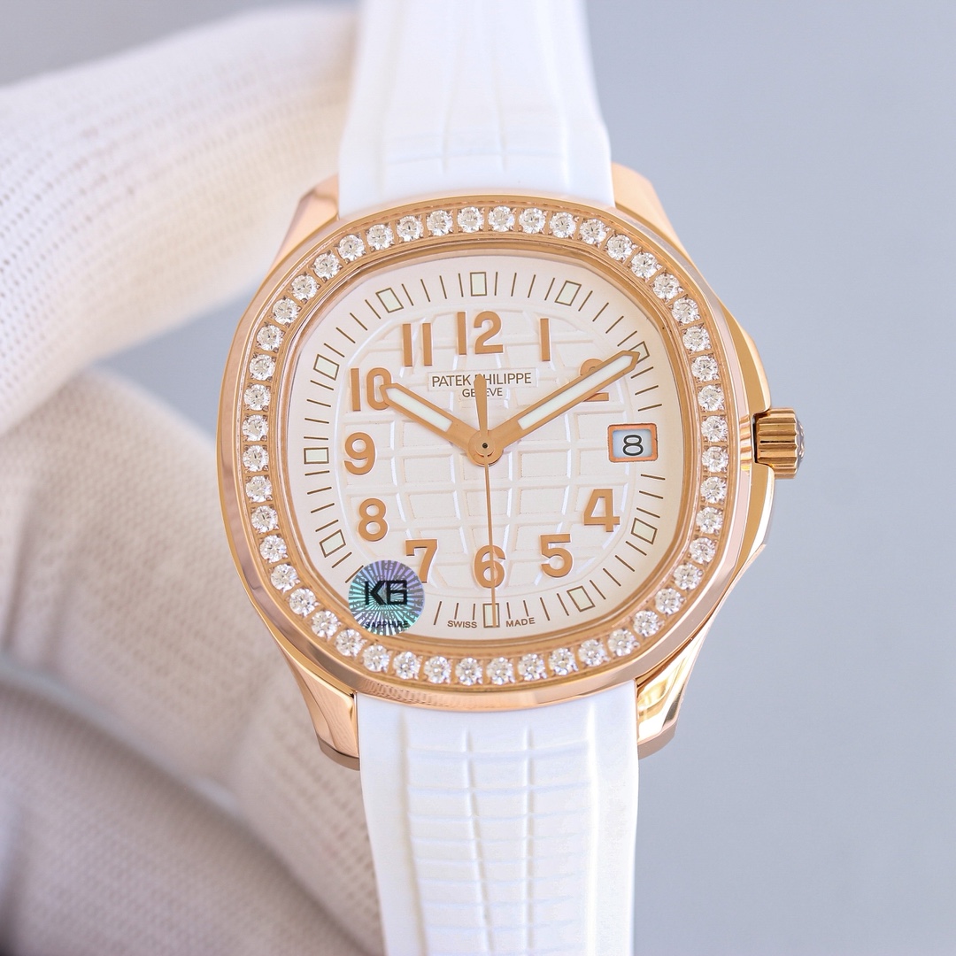 Patek Philippe Aquanaut 38mm Rose Gold / Silver - watch1354