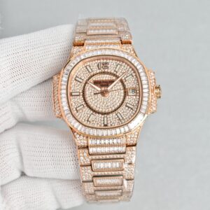 Patek Philippe Nautilus 35.2mm White / Rose Gold - watch1359