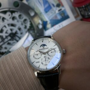 Jaeger-LeCoultre Watch 42mm Rose Gold / Silver - watch1385