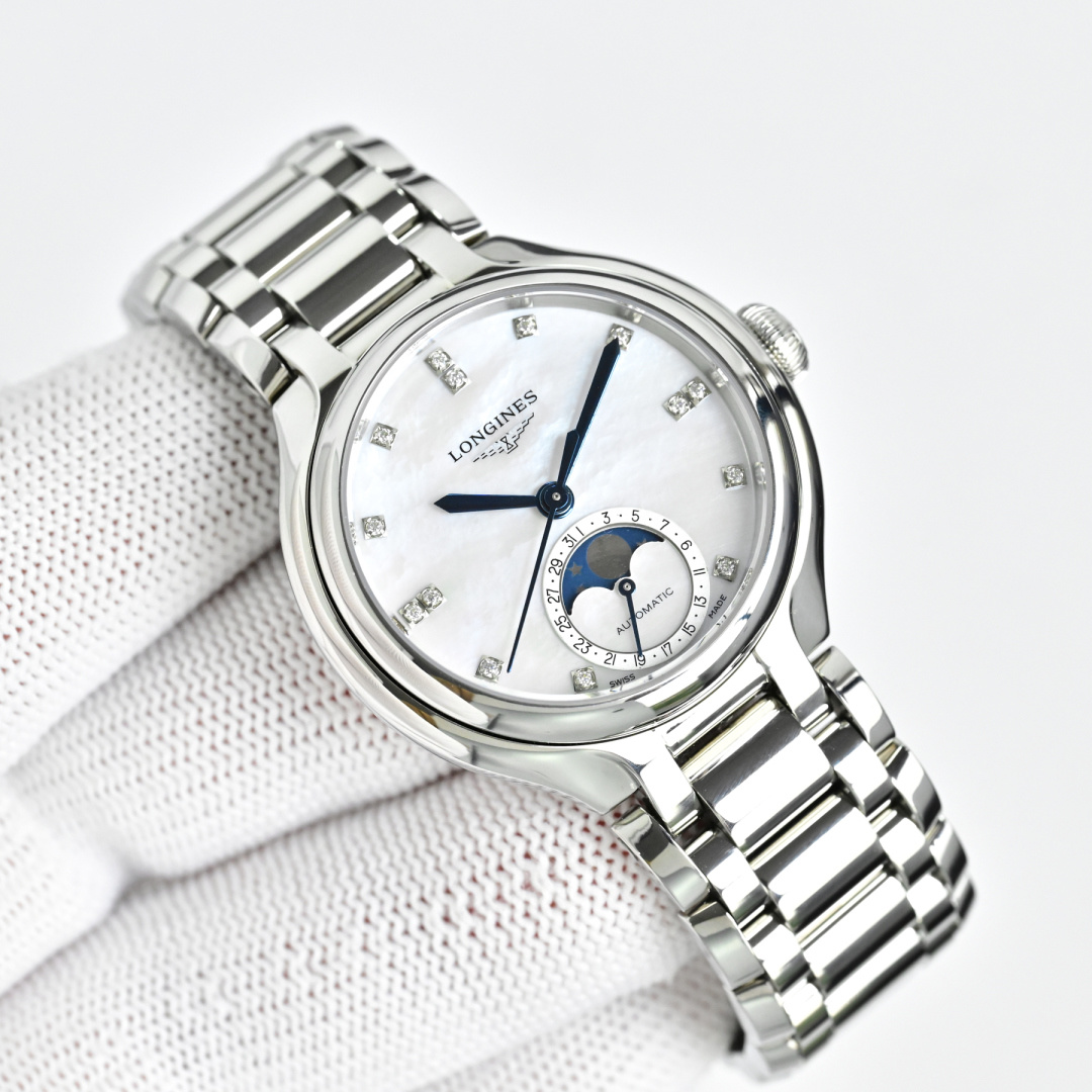 Classic Watch 34mm White / Silver - watch1392