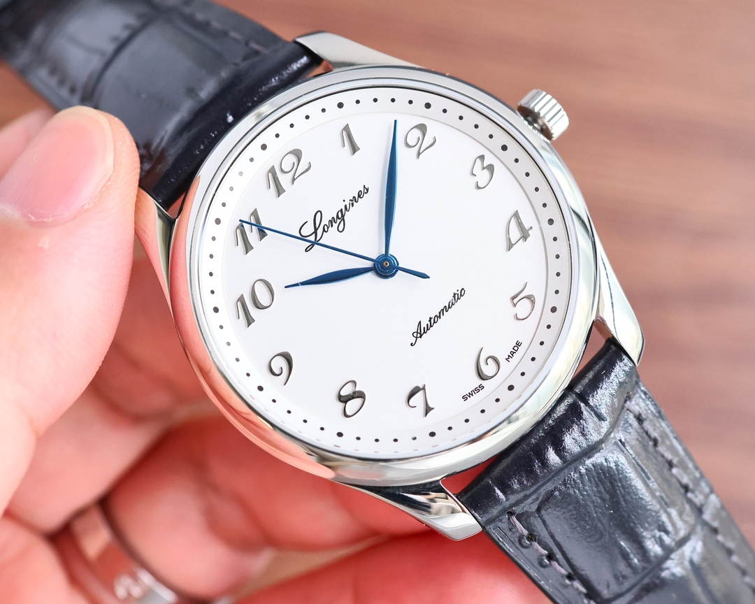 Longines Watch 35mm White / Silver - watch1409