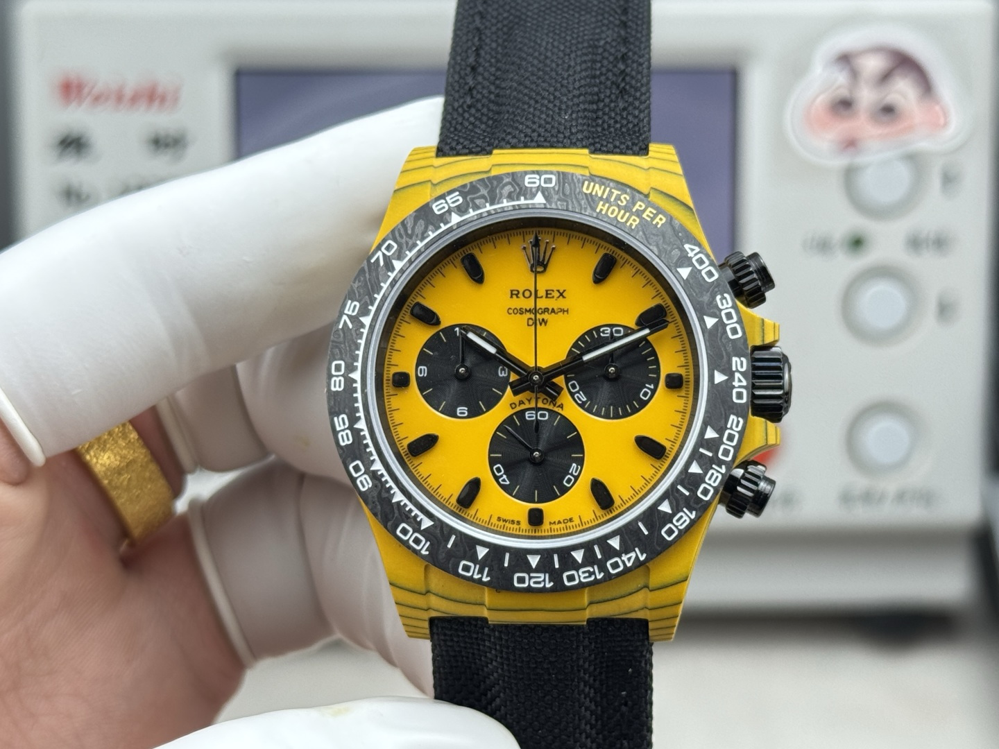 Rolex Daytona 40mm Black / White - watch1417