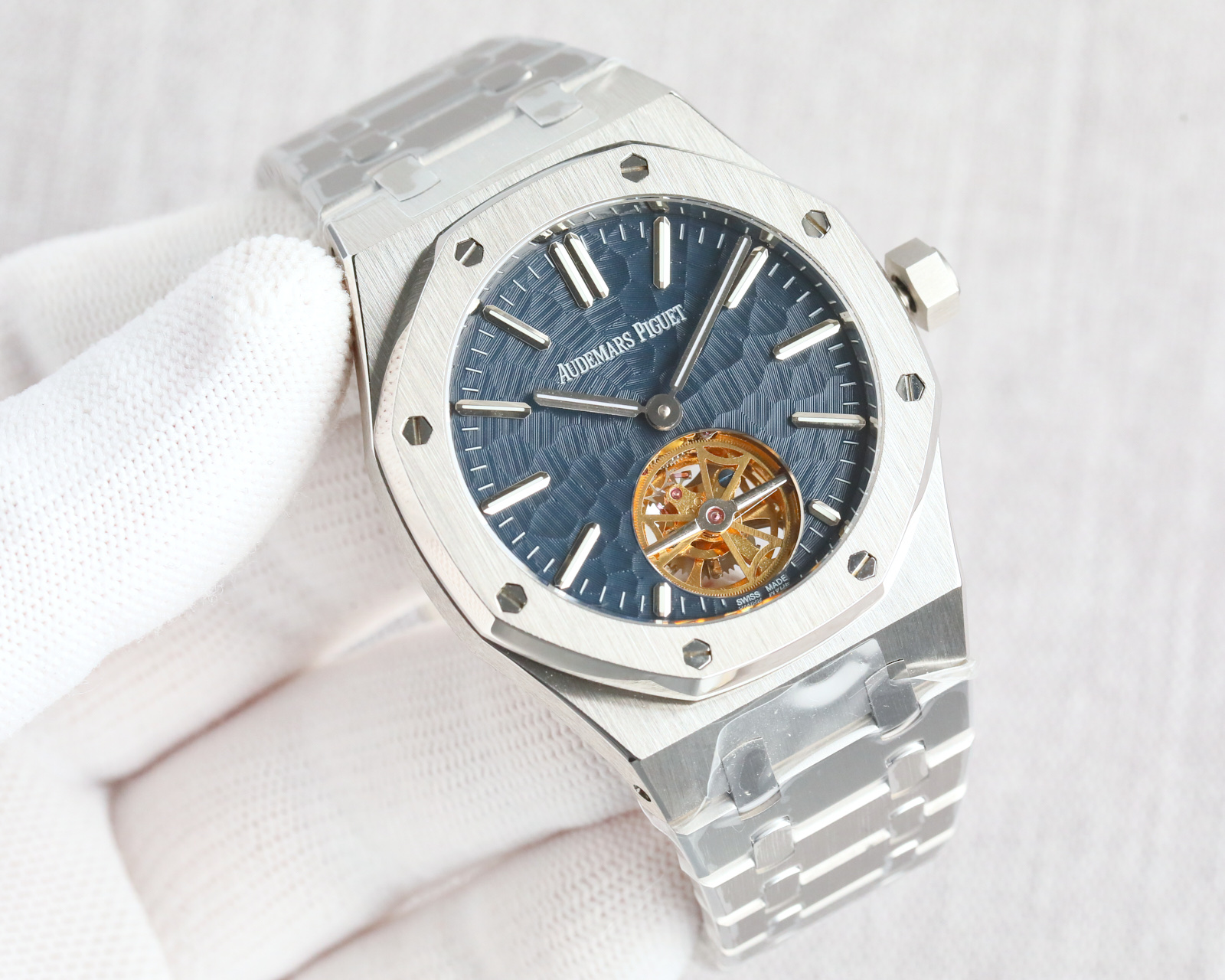 Audemars Piguet Royal Oak 41mm White / Rose Gold - watch1425