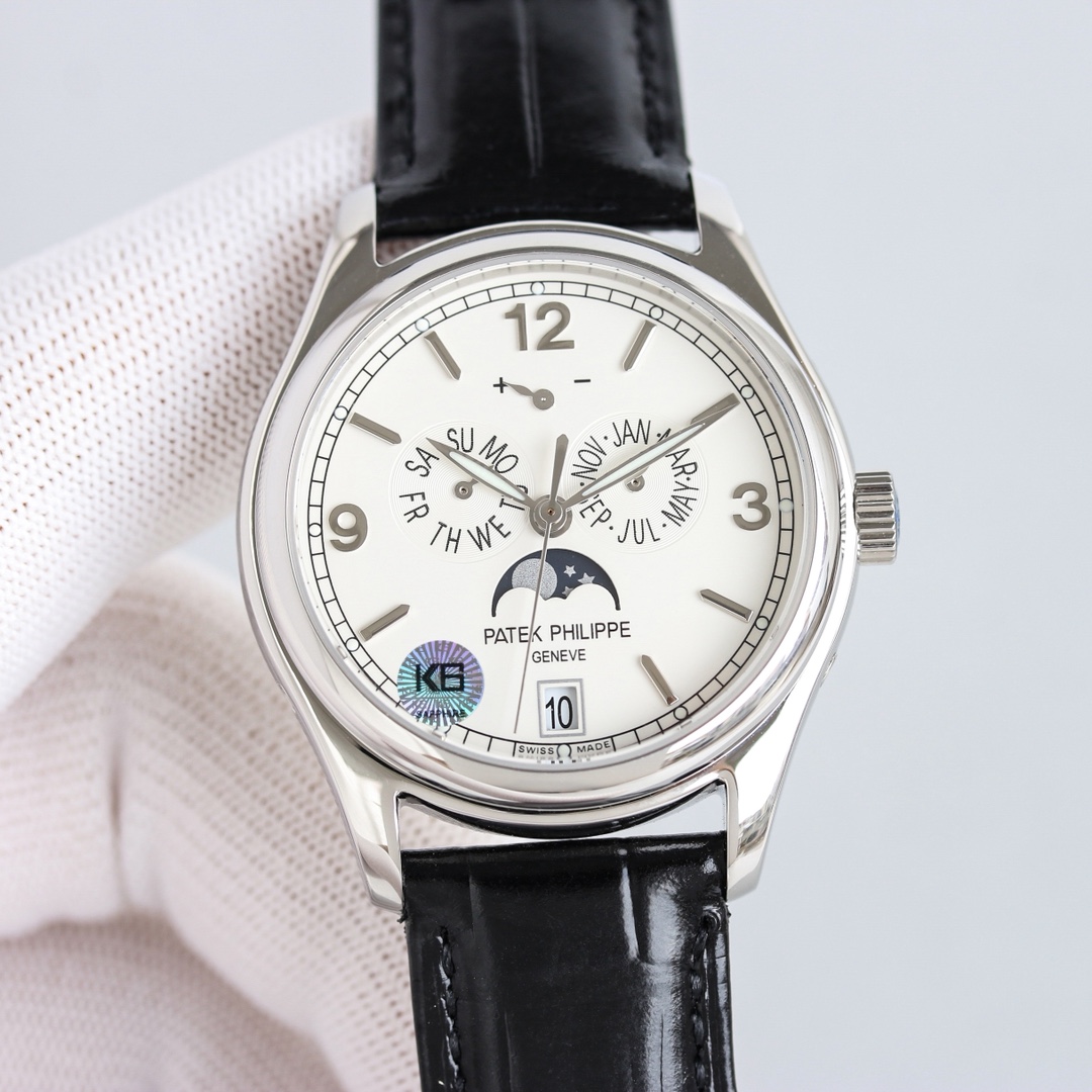 Patek Philippe Watch 39mm White / Gold - watch1438